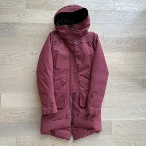 Indygena (now Indyeva) Matka II women's down winter parka in red wine size XS